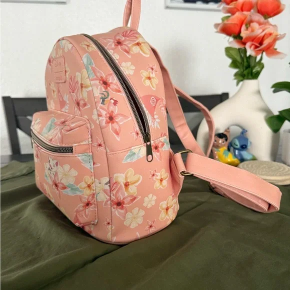 Loungefly Disney MOANA Pink Mini Backpack - Picture 2 of 4